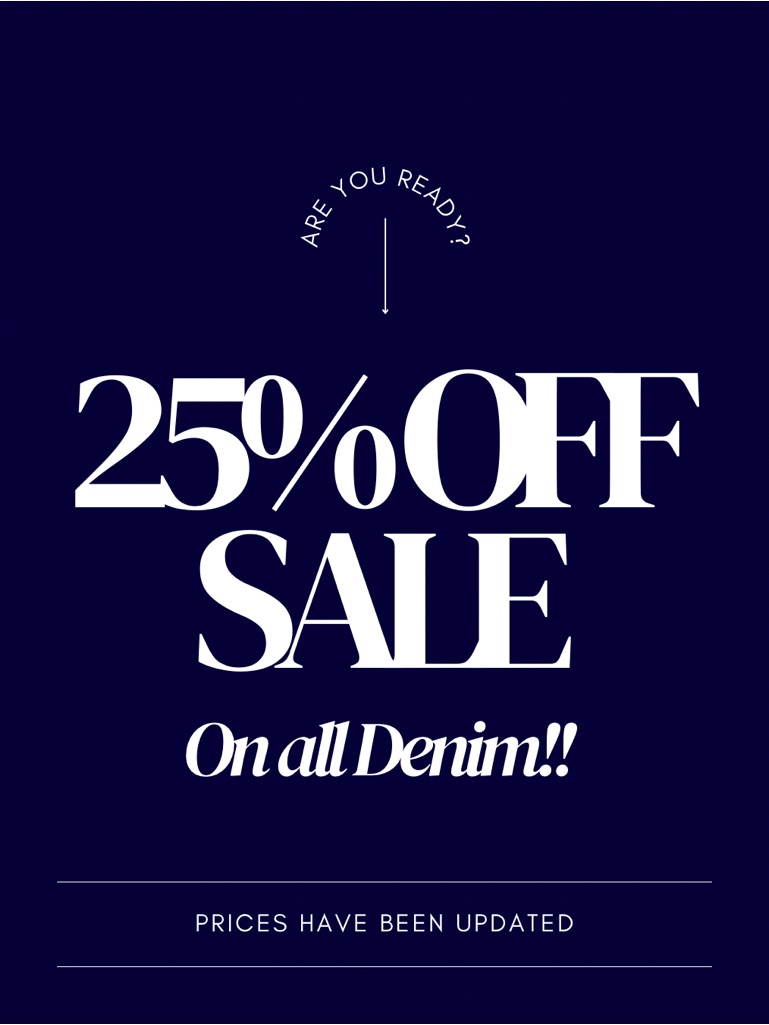 25 Off Denim Sale